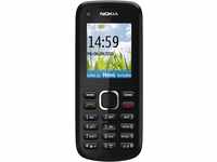 Nokia C1-02 Handy (Ohne Branding, 4,6 cm (1,8 Zoll) Display, Bluetooth) schwarz