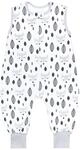 TupTam Sommerschlafsack Baby mit Beinen&ndash; Leichter Schlafsack Baby Sommer 0.5 TOG,