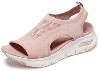 Skechers Damen Arch Fit City Catch Sandale, Blush Knit, 37 EU