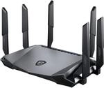 MSI Radix AX6600 WiFi 6 Tri-Band Gaming Router - Schnelles WLAN mit bis zu 6600