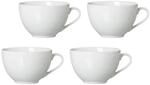 Ritzenhoff & Breker Bianco Cappuccinotassen 4er Set, Porzellan, Wei&szlig;
