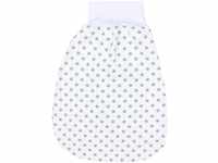 TupTam Unisex Baby Strampelsack mit breitem Bund Unwattiert, Farbe: Sternchen