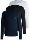 BOSS Herren Lsshirtrn 3p Classic UNDERW_Longsleeve, 990 Open Miscellaneous, XL EU
