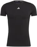adidas Herren Techfit Training Tee, Black, S