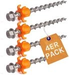 Schraubhering Peg&Stop Heavy Duty (P&S HD) 20cm &bull; 4er-Pack (HP60) &bull; f&uuml;r die