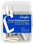 L&auml;ufer 69608 Ersatzradierer in 2 Gr&ouml;&szlig;en f&uuml;r Elektrischer Radiergummi, 25 St&uuml;ck