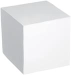 Herlitz Notizklotz, blanko wei&szlig;, 700 Notizzettel, 9 x 9 cm