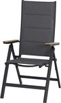 Tesoro Klappsessel Alu, Textil, Teak FSC 100%