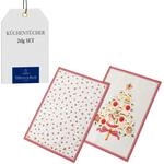 Villeroy & Boch - Winter Bakery Delight K&uuml;chent&uuml;cher Set 2-teilig Rot,