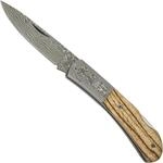 Haller Damast-Taschenmesser Zebraholzgriff, 42966