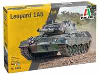 Italeri 510006481-1:35 Leopard 1 A5, Nicht Bemalt