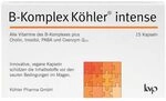B-komplex K&ouml;hler intense Kapseln 15 stk