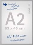Maul Klapprahmen MAULstandard A2 | Bilderrahmen f&uuml;r Poster, Werbemittel & Fotos 