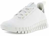 ECCO Damen Gruuv W White Light Grey Sneaker, 43 EU Schmal