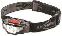 ANSMANN LED Stirnlampe HD70B mit 65 Lumen, IP44 Spritzwasserschutz, 80m...