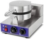 vertes Waffeleisen Belgische Waffel Maker Elektrisch 1000W aus Edelstahl (Timer
