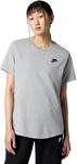 Nike DX7902-063 W NSW TEE CLUB T-shirt Damen DK GREY HEATHER Gr&ouml;&szlig;e L