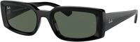Ray-Ban KILIANE Uni Sonnenbrille RB 4395 Black/Dark Green 54/21/140, dunkelgr&uuml;n
