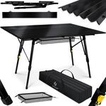 KESSER&reg; Campingtisch faltbar Klapptisch mit Aluminiumrahmen Aufrollbare Tischplatte