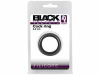 Black Velvets Cock Ring 3.2 cm, schwarz