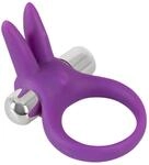 Sweet Smile Cock Ring Rabbit - softer Penisring mit Vibro-Bullet f&uuml;r M&auml;nner und