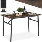 tectake&reg; Industrial Esstisch, K&uuml;chenm&ouml;bel f&uuml;r 4 Personen, 120 x 75 x 76 cm,