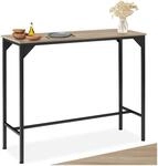 tectake&reg; Industrial Bartisch schmal, Konsolentisch schmal 120 x 40 x 100,5 cm,