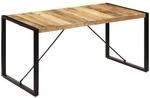 vidaXL Mangoholz Massivholz Esstisch K&uuml;chentisch Holztisch Speisetisch