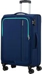 American Tourister Sea Seeker - Spinner M, Koffer, 68 cm, 61 L, Blau (Combat Navy)