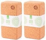 Bodhi Yoga Block Kork Brick | Einzeln & als Set | 100% Naturkork &ndash; Universal