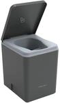 TRELINO Evo L Anthrazit (39T x 33B x 43H cm), Trockentrenntoilette, Mobile