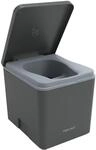 TRELINO Evo M Anthrazit (39T x 33B x 36H cm), Trockentrenntoilette, Mobile