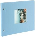 goldbuch 26 729 Schraubalbum Bella Vista Himmelblau, Fotobuch 30 x 25 x 2 cm, Foto