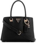 Guess Women Noelle Girlfriend Satchel Bag, Schwarz