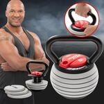 Miweba Sports Kettlebell verstellbar KB-300 | 3,5-18 kg Gewichte - Kugelhantel -
