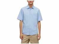 BOSS Herren Rash 2 Regular-Fit Hemd aus Oxford-Baumwolle Hellblau XL