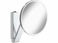Keuco Wand-Kosmetikspiegel mit Schwenkarm, LED-Beleuchtung, 5-facher...