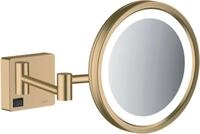 hansgrohe AddStoris - Kosmetikspiegel mit LED-Beleuchtung, Schminkspiegel mit