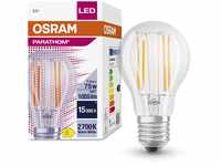 OSRAM LED-Lampen mit E27 Sockel | klassische Kolbenform, klar filament,