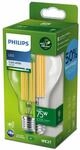 Philips LED Classic ultraeffiziente E27 Lampe, A-Label, 75W, klar, kaltwei&szlig;