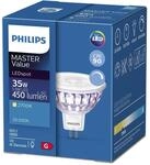 Philips 30718600 LED EEK G (A - G) GU5.3 5.8W Warmwei&szlig; (&Oslash; x L) 51mm x 46mm...