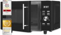 Exquisit Mikrowelle mit Grill & Flatbed - 23 Liter, 750 W, Schwarz
