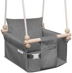 MAMOI Kinderschaukel mit Sicherheitsgurt, h&ouml;henverstellbar 150&ndash;190 cm, Schaukel