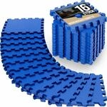 MONZANA&reg; 16x Bodenschutzmatte f&uuml;r Pool & Fitness 45x45cm rutschfest Fitnessger&auml;t