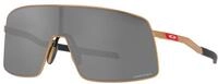 Oakley Wire Tap 2.60 Sunglasses, Matte Gold/Prizm Black, 36/13/141 Herren, Matte
