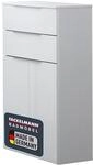 FACKELMANN Doppel-Midischrank Kara/Badschrank mit Soft-Close-System/Ma&szlig;e (B x...
