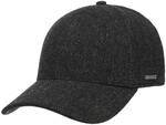 Stetson Plano Wool Cap Herren Baseballcap Schirmunterseite Leder Herringbone Design