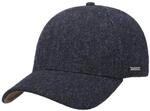 Stetson Plano Wool Cap Herren Baseballcap Schirmunterseite Leder Herringbone Design