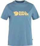 Fj&auml;llr&auml;ven Damen Logo T-Shirt, Dawn Blue, M