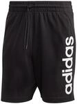adidas Herren AEROREADY Essentials Single Jersey Linear Logo Shorts, Black, M